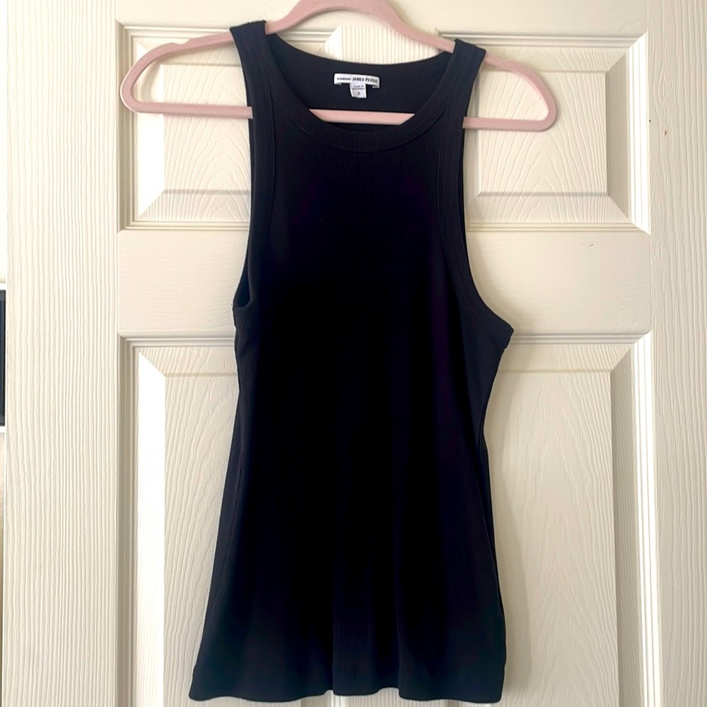 James Perse Ribbed Racerback tank size 2